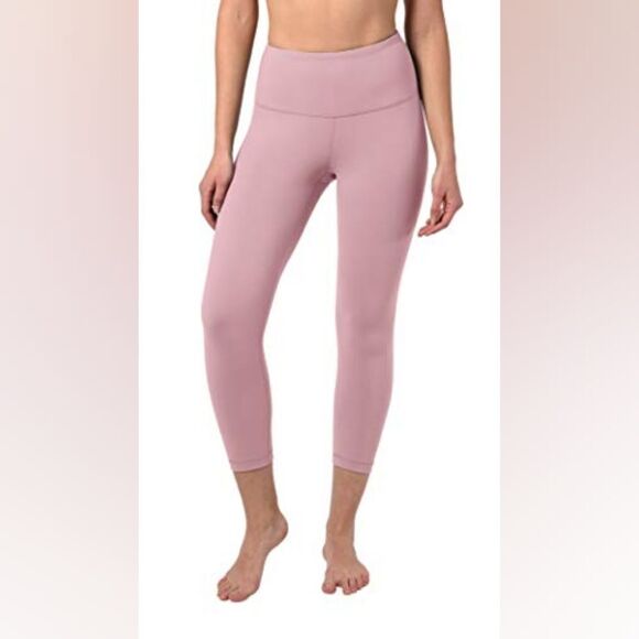 90 Degree By Reflex High Waist Tummy Control 22" Interlock Capri Cub… - Picture 3 of 12